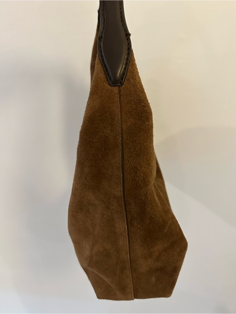 Madewell Mylie, soft grain, small shoulder bag, brown suede - Picture 5 of 12